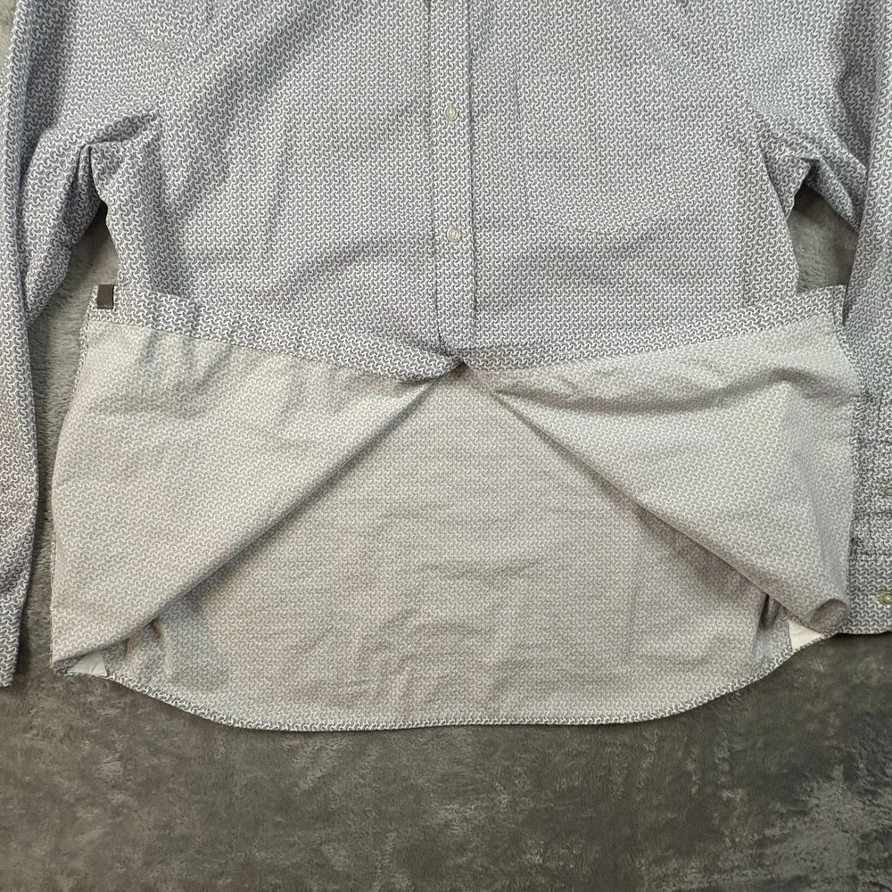 Banana Republic Luxe Poplin Men's XL Slim Fit Black & White Banana Print SEE DES